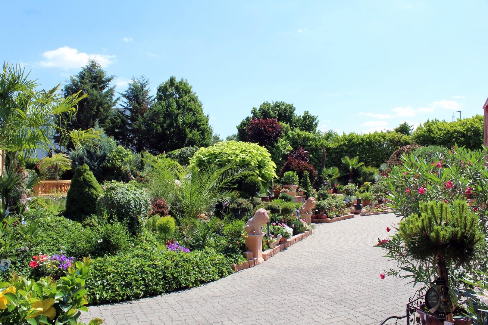 Toskanagarten, schöner Schaugarten in Lingenfeld