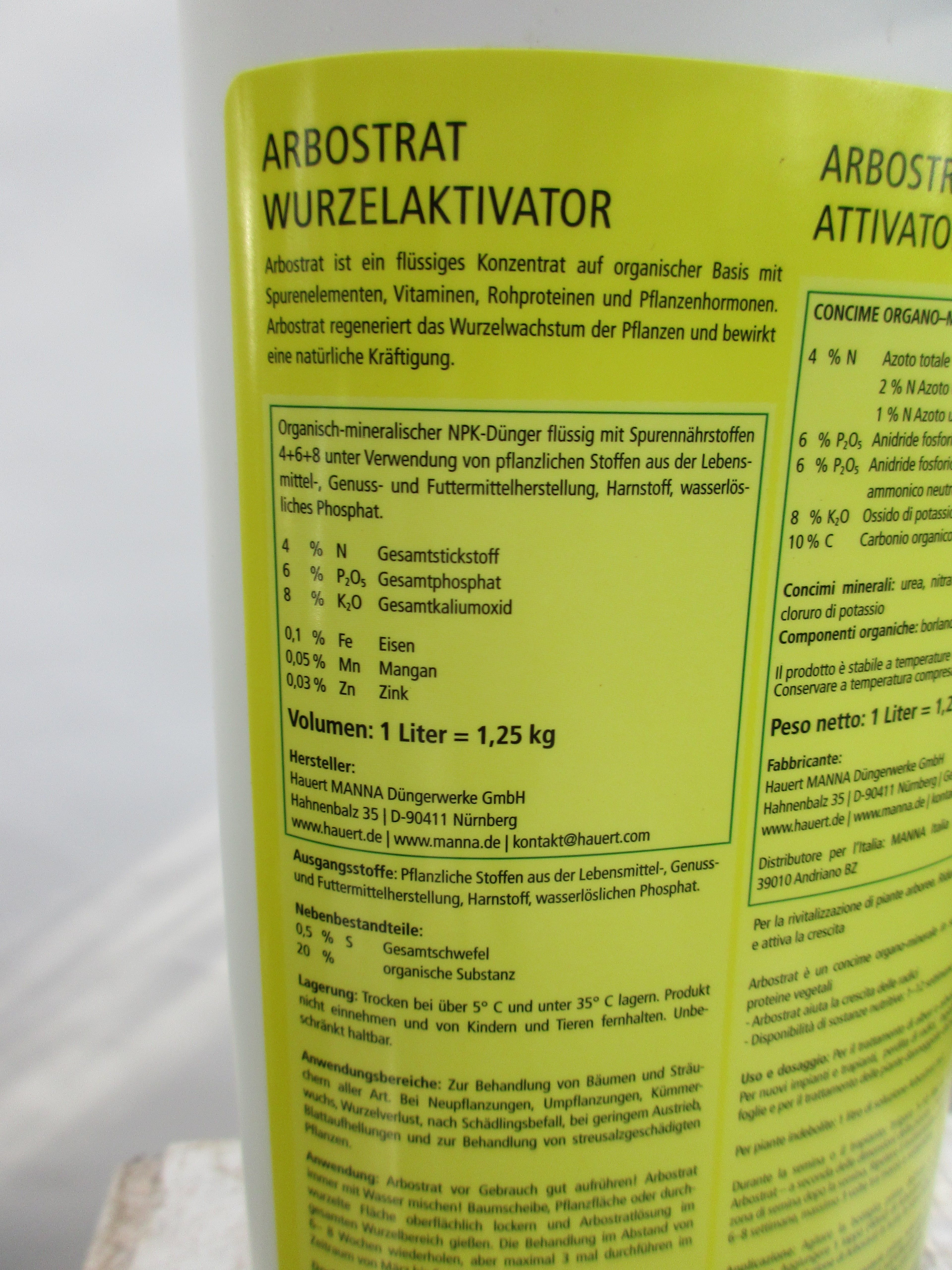 Anleitung für Arbostrat Wurzelaktivator